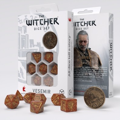 The Witcher Dice Set Vesemir - The Wise Witcher The Witcher Dice Set Vesemir - The Wise Witcher