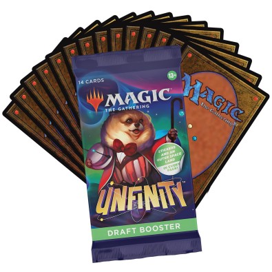 Magic The Gathering - Unfinity Draft Booster (15 Cards) Magic The Gathering - Unfinity Draft Booster (15 Cards)