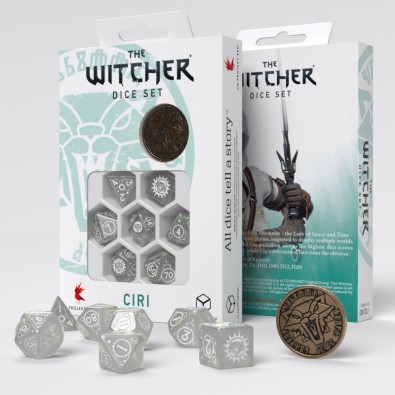 The Witcher Dice Set Ciri - The Lady of Space and Time The Witcher Dice Set Ciri - The Lady of Space and Time