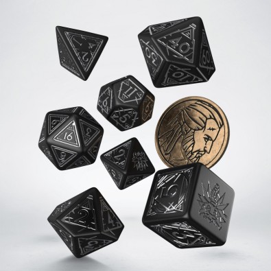 The Witcher Dice Set Geralt - Silver Sword The Witcher Dice Set Geralt - Silver Sword