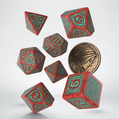 The Witcher Dice Set Triss - Merigold the Fearless The Witcher Dice Set Triss - Merigold the Fearless