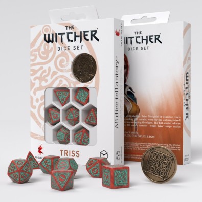 The Witcher Dice Set Triss - Merigold the Fearless The Witcher Dice Set Triss - Merigold the Fearless