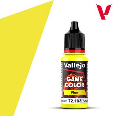 Vallejo Fluo - Fluorescent Yellow (18 ml)