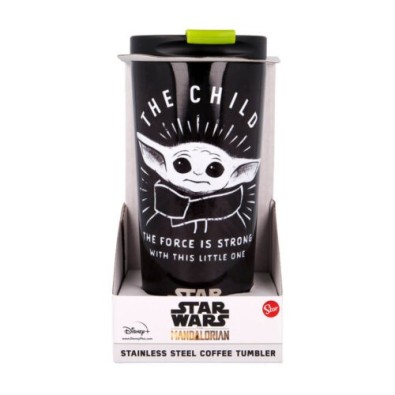 The Child Mandalorian Insulated Stainless Steel Coffee Tumbler 425 ml The Child Mandalorian Insulated Stainless Steel Coffee Tumbler 425 ml