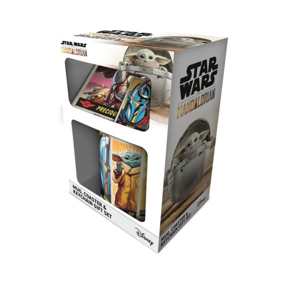 Pyramid Star Wars The Mandalorian (S2) - Mug, Coaster & Keychain Gift Set