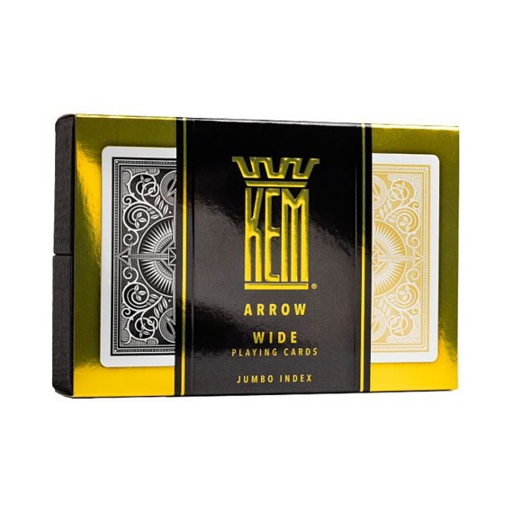KEM Arrow Black & Gold Wide Jumbo Index