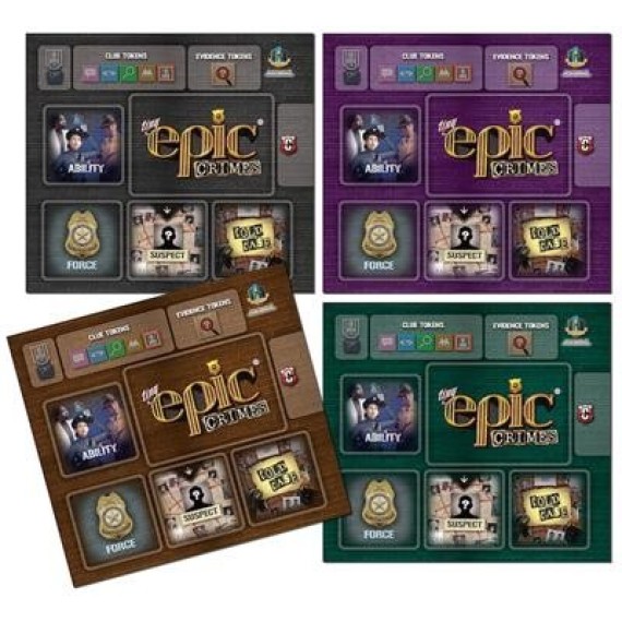 Tiny Epic Crimes: 4-Pack Player Mats