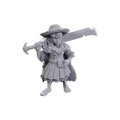 Pathfinder Deepcuts: Female Halfling Magus Pathfinder Deepcuts: Female Halfling Magus