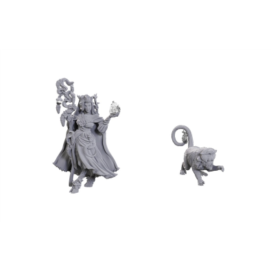 Critical Role Unpainted Miniatures: Fearne Calloway & Mister