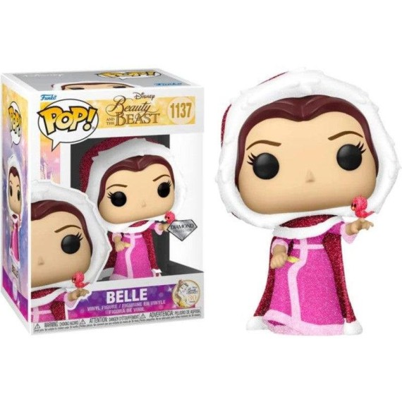 Funko POP! Disney: Beauty and the Beast - Winter Belle (Diamond Collection) (1137) (Exclusive)