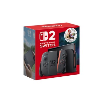 Nintendo Switch 2 Console - Light Blue / Light Red Joycon - Mario Kart World Bundle