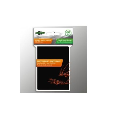 Blackfire Card Sleeves Standard 62x89 60pcs - Matte Front, Matte Back, Black