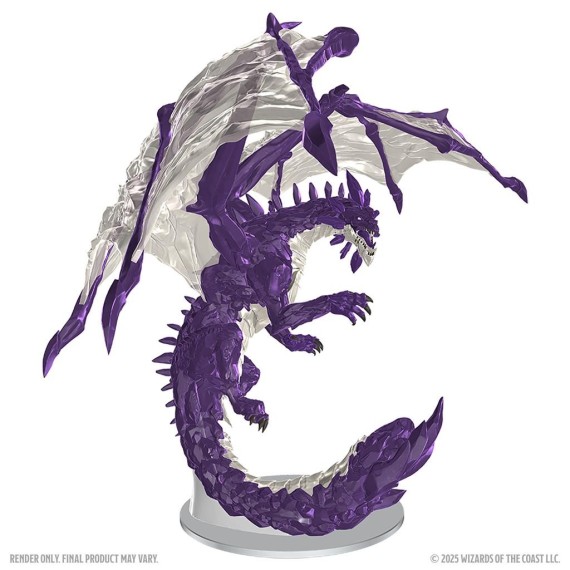 DD5 Icons: Adult Amethyst Dragon Boxed Miniature