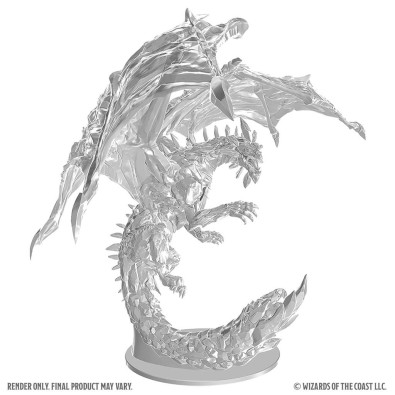 D&D Nolzur's Mini: Adult Amethyst Dragon