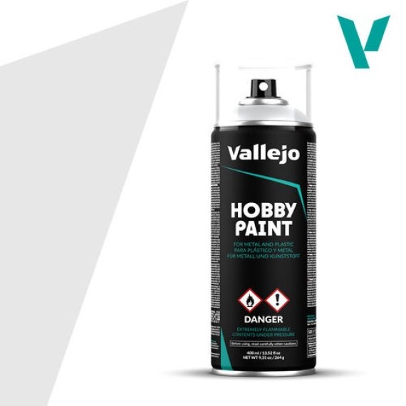 Vallejo Basic Primer - Grey Primer (400 ml)