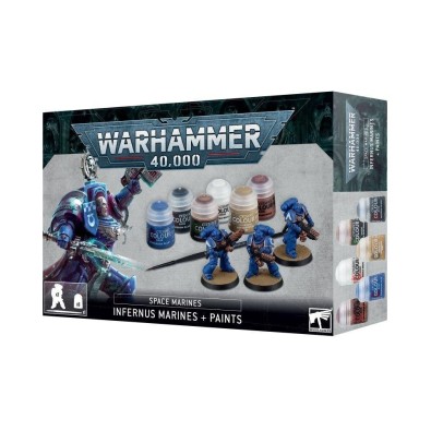 Warhammer 40.000 - Infernus Marines + Paints Set