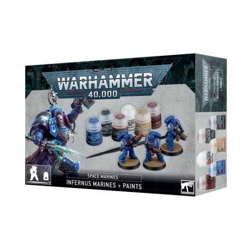 Warhammer 40.000 - Infernus Marines + Paints Set