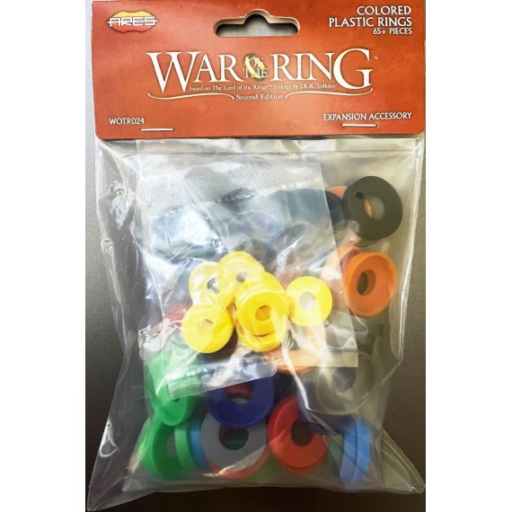 War of the Ring Coloured Plastic Rings for expansions