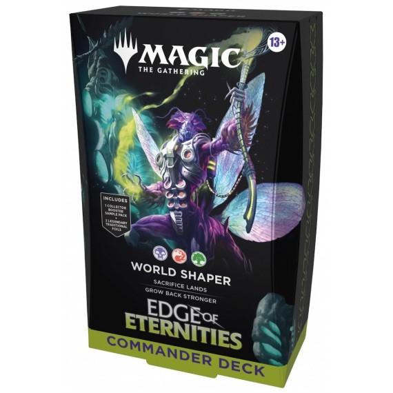 Magic The Gathering: Commander Deck Edge Of Eternities - World Shaper (Black-Red-Green)