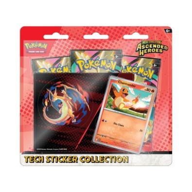 Pokemon TCG Mega Evolution: Ascended Heroes - Charmander Tech Sticker Collection