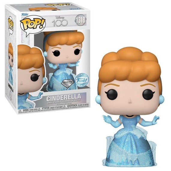 Funko POP! Disney (100th Anniversary) - Cinderella (Diamond Collection) (1318) (Exclusive)