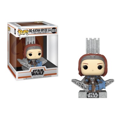 Funko POP! Deluxe: Star Wars: The Mandalorian - Bo-Katan Kryze on the Throne (669) Funko POP! Deluxe: Star Wars: The Mandalorian - Bo-Katan Kryze on the Throne (669)