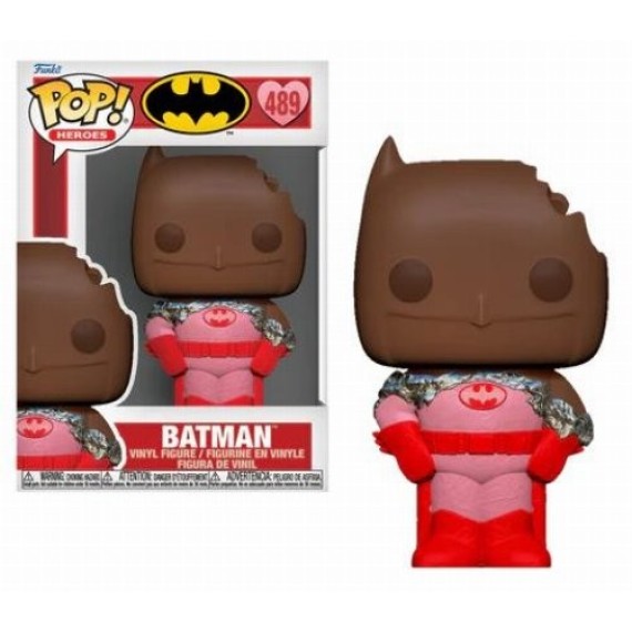 DC Valentines POP! Heroes Vinyl Figure Batman (Val Choc) 9 cm