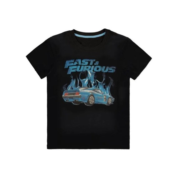 Universal: Fast & Furious - Blue Flames - T-Shirt - Large