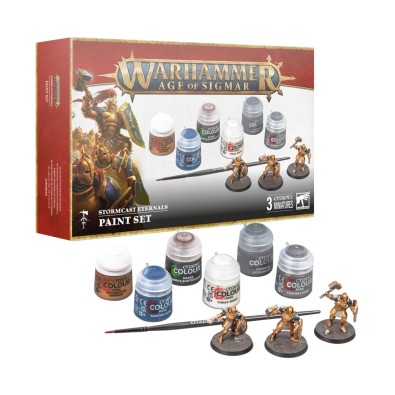 Warhammer Age of Sigmar: Stormcast Eternals Paint Set 60-10 Warhammer Age of Sigmar: Stormcast Eternals Paint Set 60-10