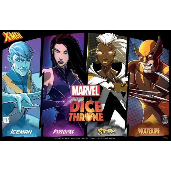 Marvel Dice Throne: X-Men – Iceman v. Psylocke v. Storm v. Wolverine