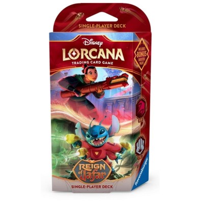 Disney Lorcana TCG - Reign of Jafar: Starter Deck (Ruby/Steel)