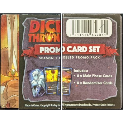 Dice Throne: Promo Card Set – Season 1 Rerolled Promo Pack