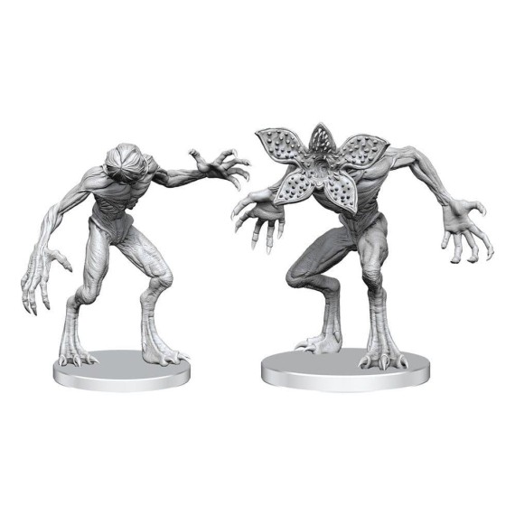 Stranger Things Unpainted Miniatures: Demogorgons