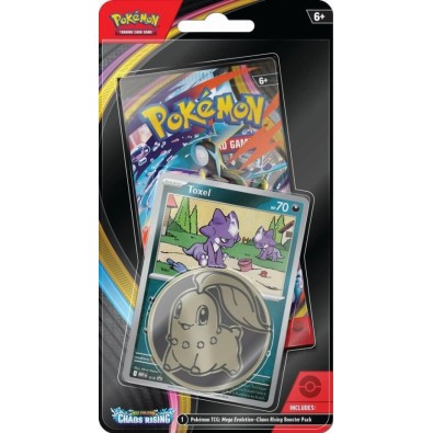 Pokemon TCG Mega Evolution: Chaos Rising - Booster Checklane Blister (Toxel)
