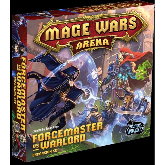 Mage Wars Arena: Forcemaster vs Warlord Expansion Set