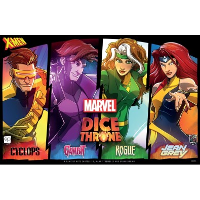 Marvel Dice Throne: X-Men – Cyclops v. Gambit v. Rogue v. Jean Grey