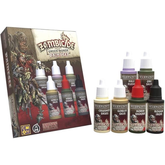 The Army Painter Warpaints: Zombicide Green Horde Paint Set