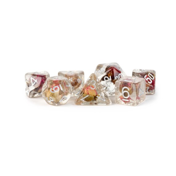 16mm Resin Set Rose Dice (7)