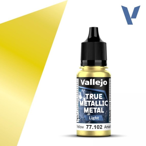 Vallejo True Metallic Metal Light - Radiant Yellow (18 ml)
