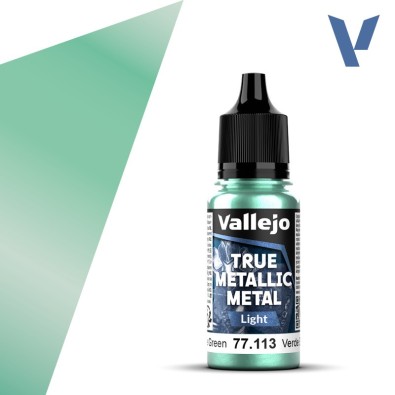 Vallejo True Metallic Metal Light - Beetle Green (18 ml)