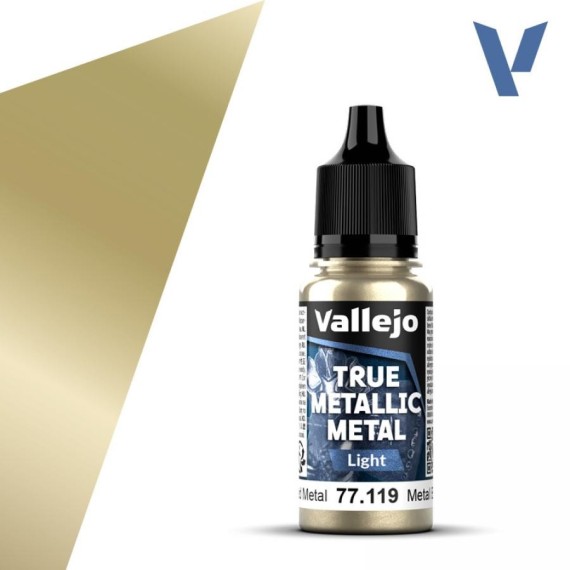 Vallejo True Metallic Metal Light - Aged Metal (18 ml)