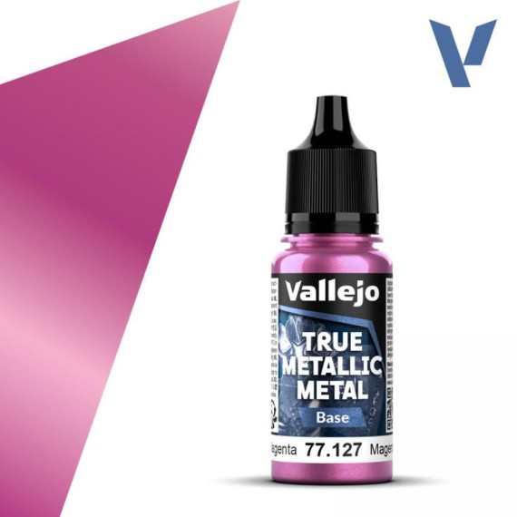 Vallejo True Metallic Metal Base - Crimson Magenta (18 ml)
