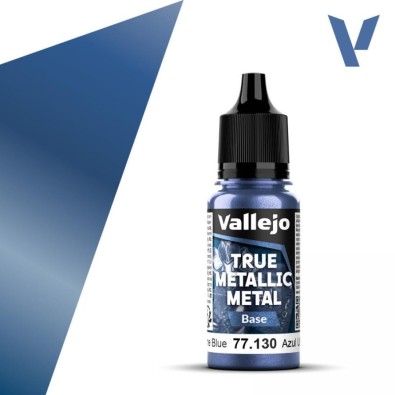 Vallejo True Metallic Metal Base - Ultramarine Blue (18 ml)