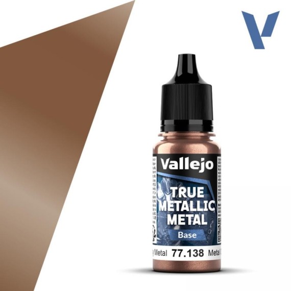 Vallejo True Metallic Metal Base - Rusty Metal (18 ml)