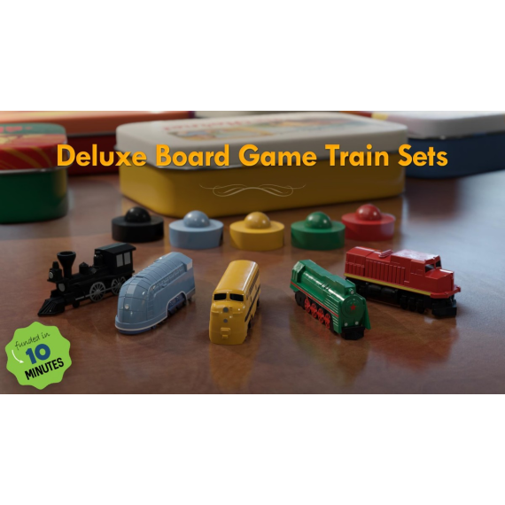 Deluxe Board Game Train - Complete Set for Ticket to Ride