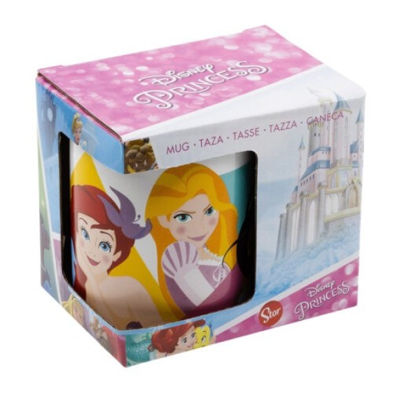 Princess Bright And Bold Ceramic Mug 11 Oz In Gift Box