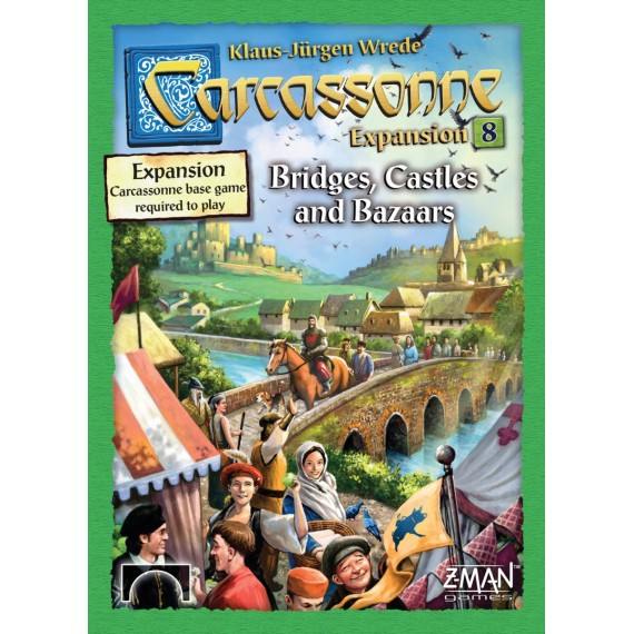 Carcassonne: Expansion 8 – Bridges, Castles and Bazaars