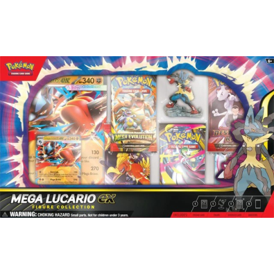 Pokemon TCG Mega Evolution - Mega Lucario Ex Figure Collection