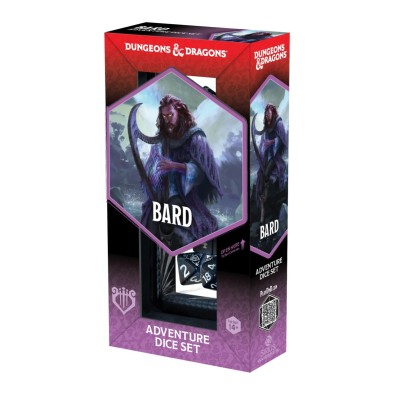 D&D Adventure Dice Bard Blue/Black (14)