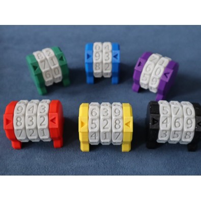 Generic 3D Counter for life, score and more (3 digit) - Yellow